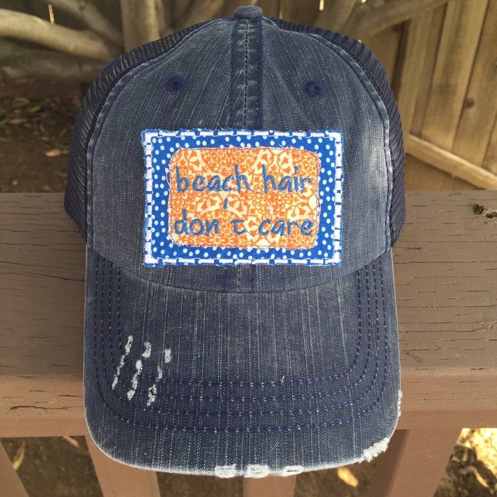 One of a Kind Distressed Trucker Hat